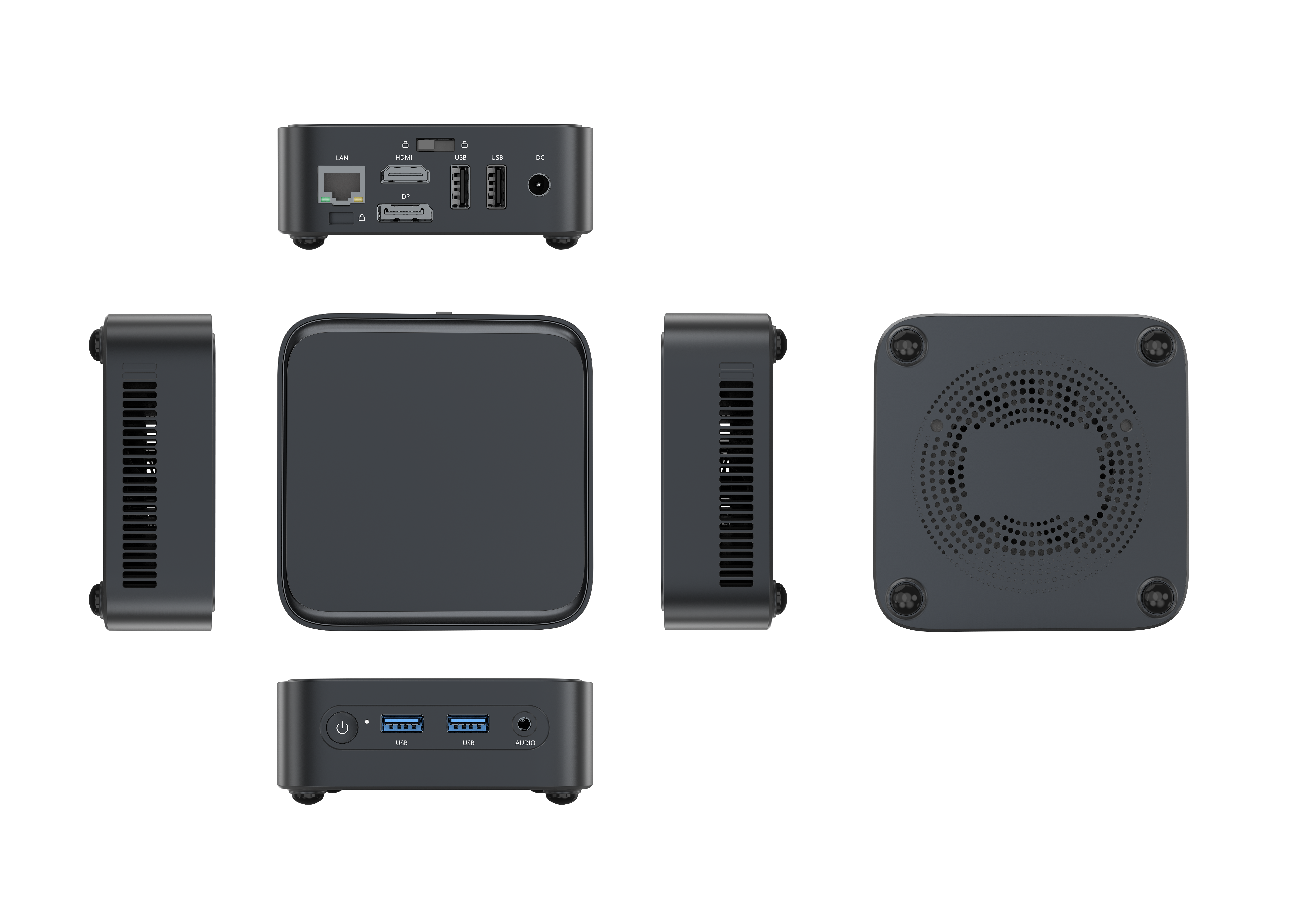 C0A Mini PC BT5.0/USB3.2 Gen1*4 DDR5 Windows 11 Pro Customization Casing LOGO Mini PC Gaming