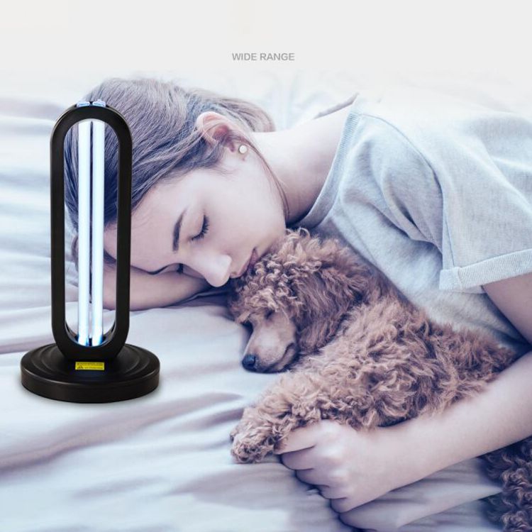 UV Tower Ultraviolet Lamp Small Gemicidal Ultraviolet Lamp Purifier for Whole Room & House, Ozone-Free, Home Disinfection Device with 3-Gear Timer Remote Control