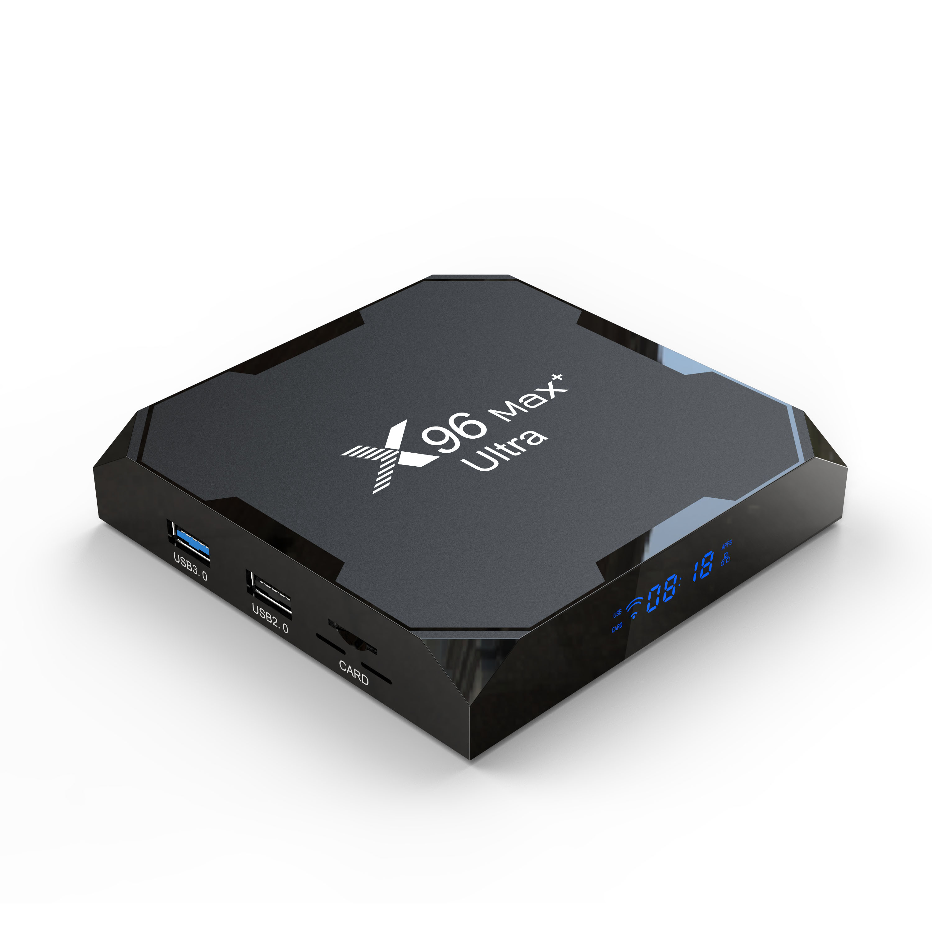 X96Max Plus Ultra Android 11 TV Box Amlogic S905X4 Quad Core ARM Cortex A55