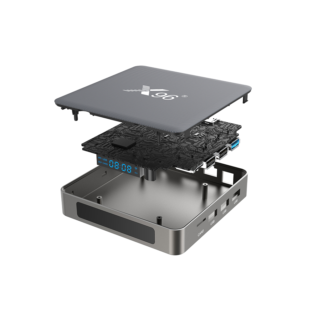 X96X6 Android TV Set-Top Box RK3566 HD 8K Network TV Box with Quad Core 4GB RAM Android 11