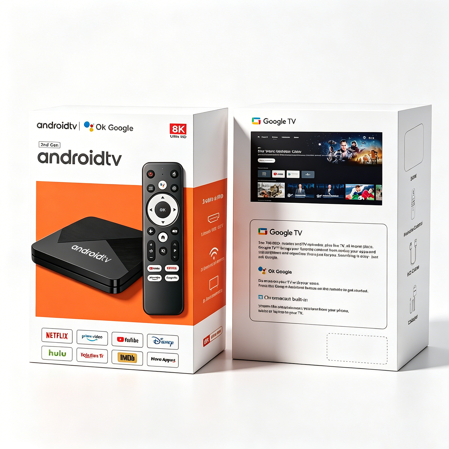 AndroidTV Quad Core A53 Allwinner H616 Android 10 TV Box Dual WIFI 2.4G&5G Bluetooth