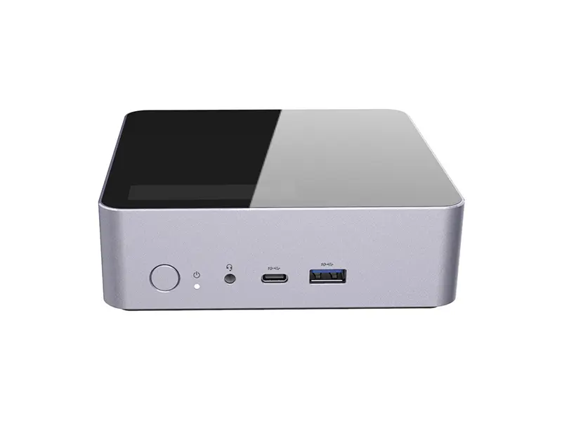 Aurora AI1000 Compact Edge AI Box, 0.7L Ultra Small Form Factor, 50 TOPS INT8 Heterogeneous Computing (CPU+GPU+NPU), Local Small Model Deployment, Supports Whisper, SadTalker for Digital Human & Industrial Automation