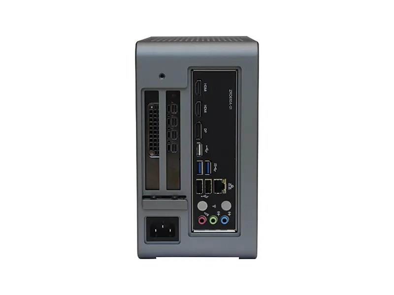 StarMang GT5 Pro Compact AI Edge Workstation, 4.8L/5.6L Small Form Factor Desktop, Intel 12th-14th Gen i3/i5/i7 & AMD Ryzen 7000/9000 Compatible, Dual DDR5 96GB RAM, NVIDIA SFF GPU Support for Local LLM AI Inference, CAD Simulation & Video Generation