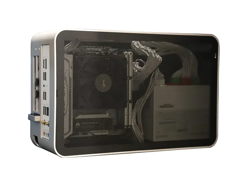 Starlight GT9 Air-Cooled Portable AI Workstation, Up to 3511 TOPS & 96GB VRAM, 8.9L Compact Mobile AI Server, Supports Dual-Width GPU, Domestic GPU Compatible for Large Model Training, Visual Inspection & CAE Simulation