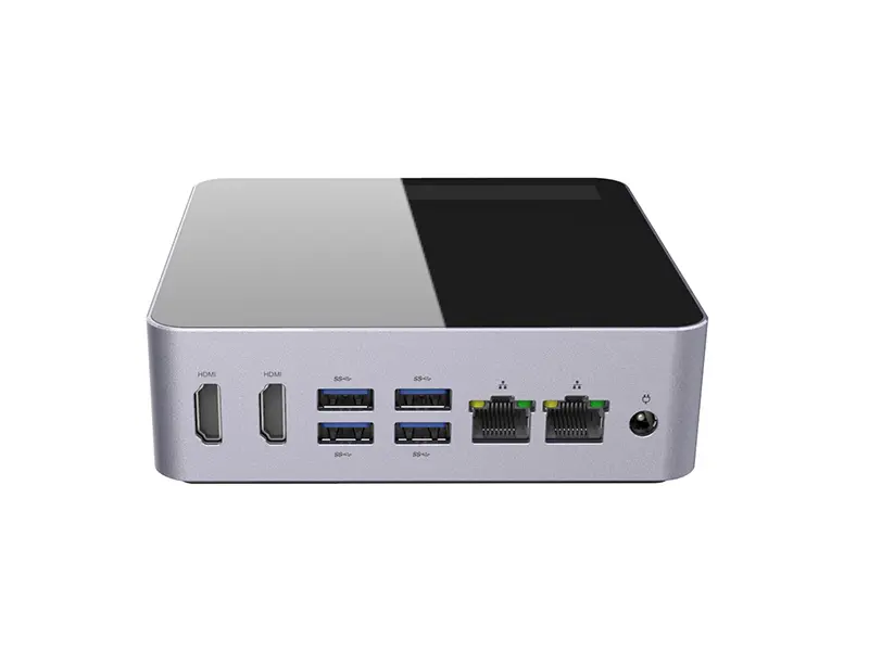 Aurora AI1000 Compact Edge AI Box, 0.7L Ultra Small Form Factor, 50 TOPS INT8 Heterogeneous Computing (CPU+GPU+NPU), Local Small Model Deployment, Supports Whisper, SadTalker for Digital Human & Industrial Automation