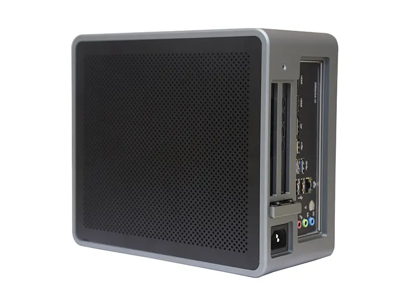 StarMang GT5 Pro Compact AI Edge Workstation, 4.8L/5.6L Small Form Factor Desktop, Intel 12th-14th Gen i3/i5/i7 & AMD Ryzen 7000/9000 Compatible, Dual DDR5 96GB RAM, NVIDIA SFF GPU Support for Local LLM AI Inference, CAD Simulation & Video Generation