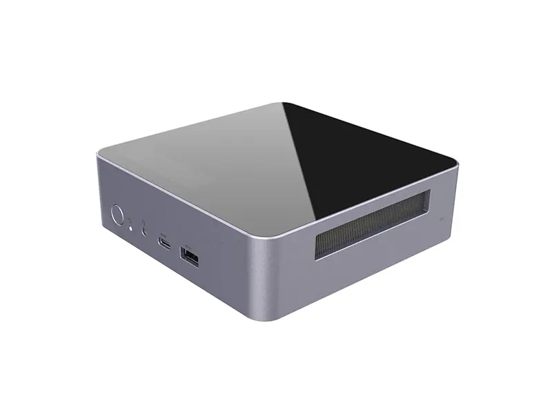 Aurora AI1000 Compact Edge AI Box, 0.7L Ultra Small Form Factor, 50 TOPS INT8 Heterogeneous Computing (CPU+GPU+NPU), Local Small Model Deployment, Supports Whisper, SadTalker for Digital Human & Industrial Automation