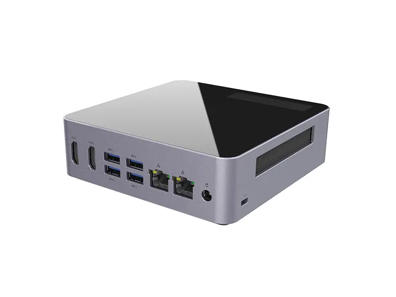 Aurora AI1000 Compact Edge AI Box, 0.7L Ultra Small Form Factor, 50 TOPS INT8 Heterogeneous Computing (CPU+GPU+NPU), Local Small Model Deployment, Supports Whisper, SadTalker for Digital Human & Industrial Automation