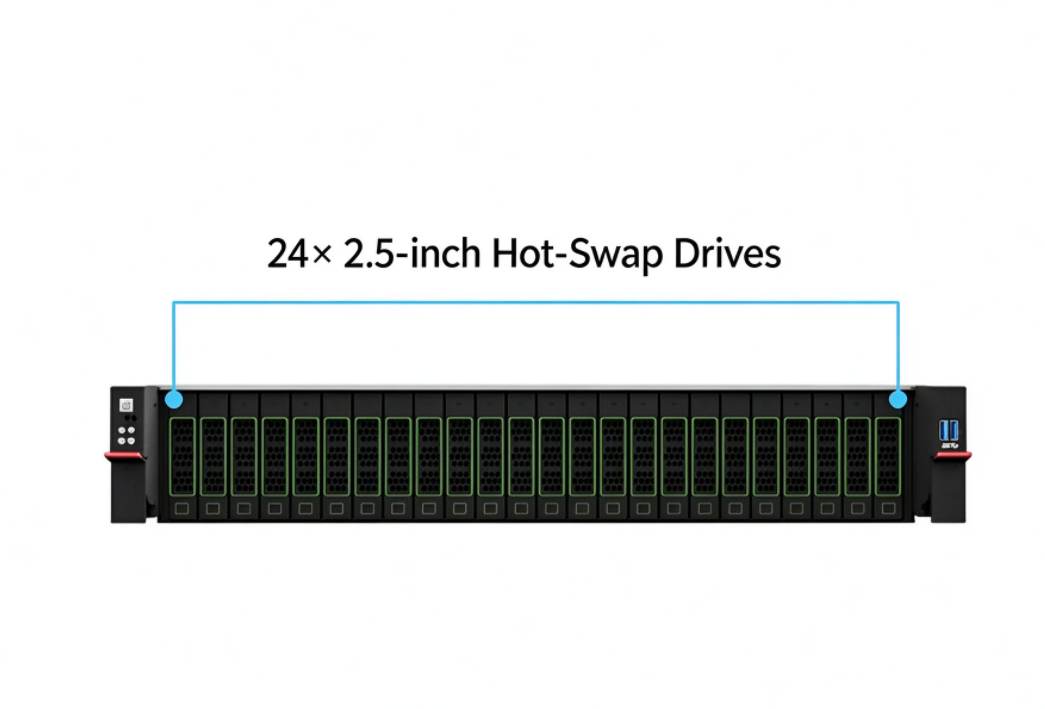 Nebula X720 2U Rack Server, 24 x 2.5