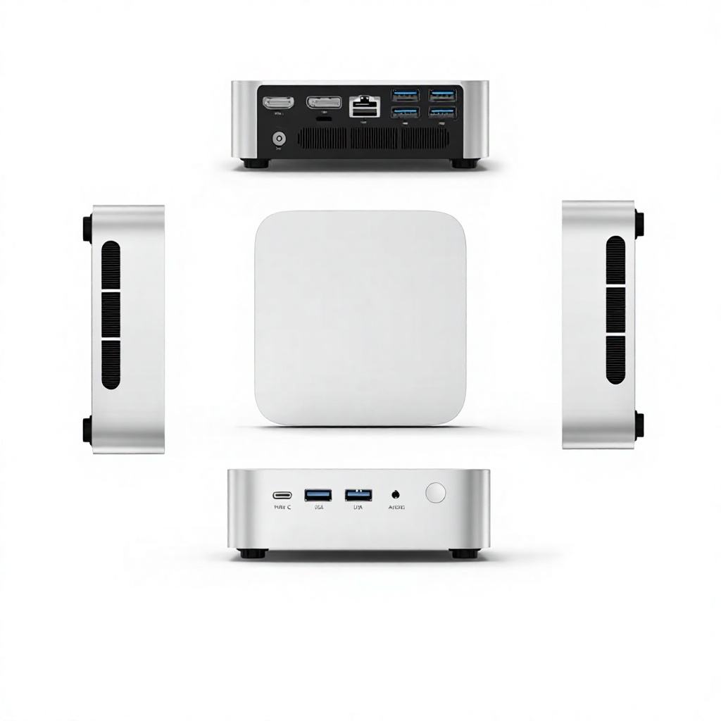 Intel Core i5-1235U Gaming Mini PC, Intel Arc Graphics, WiFi 6, Expandable DDR4 RAM & NVMe SSD, Small Desktop Computer for Gaming, Office & Media