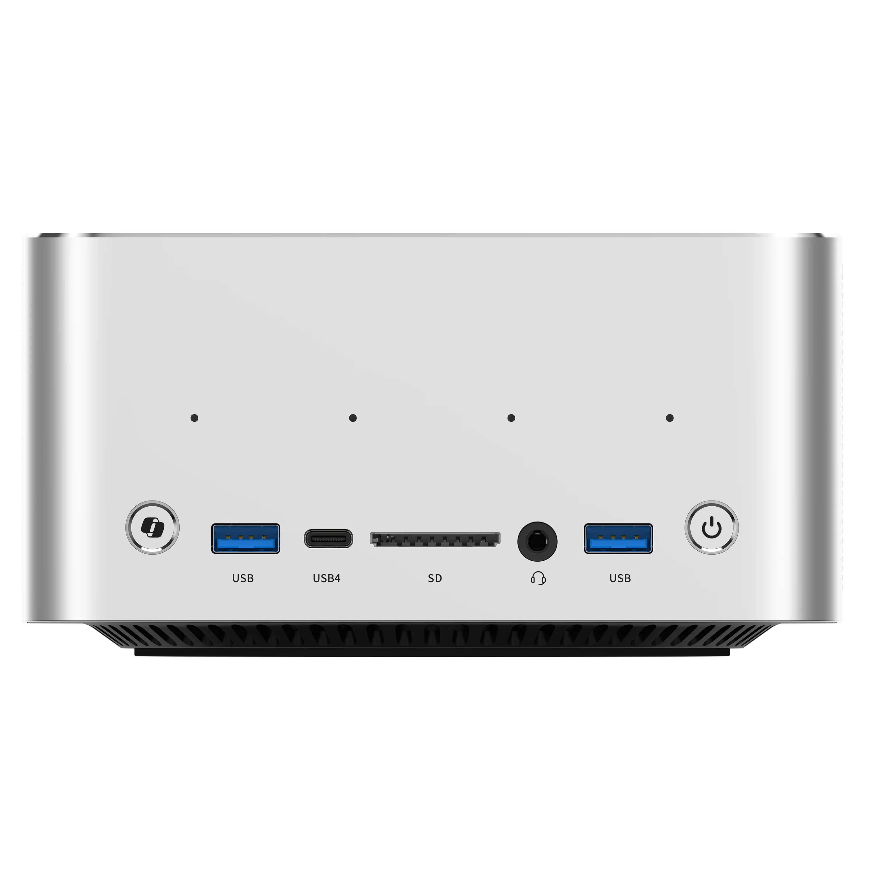 F9A AI Mini Workstation, AMD Ryzen AI Max+ 395, 126 TOPS AI Performance, 128GB LPDDR5X‑8000, Dual M.2 PCIe4.0, OCuLink eGPU, Dual USB4 40Gbps, Dual 2.5G LAN, Windows 11 Pro