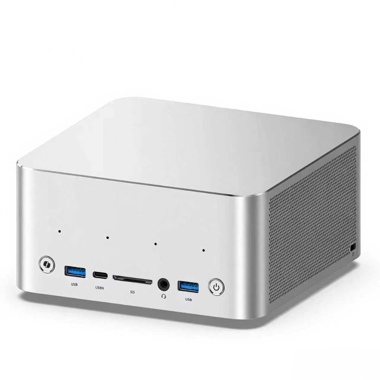 F9A AI Mini Workstation, AMD Ryzen AI Max+ 395, 126 TOPS AI Performance, 128GB LPDDR5X‑8000, Dual M.2 PCIe4.0, OCuLink eGPU, Dual USB4 40Gbps, Dual 2.5G LAN, Windows 11 Pro