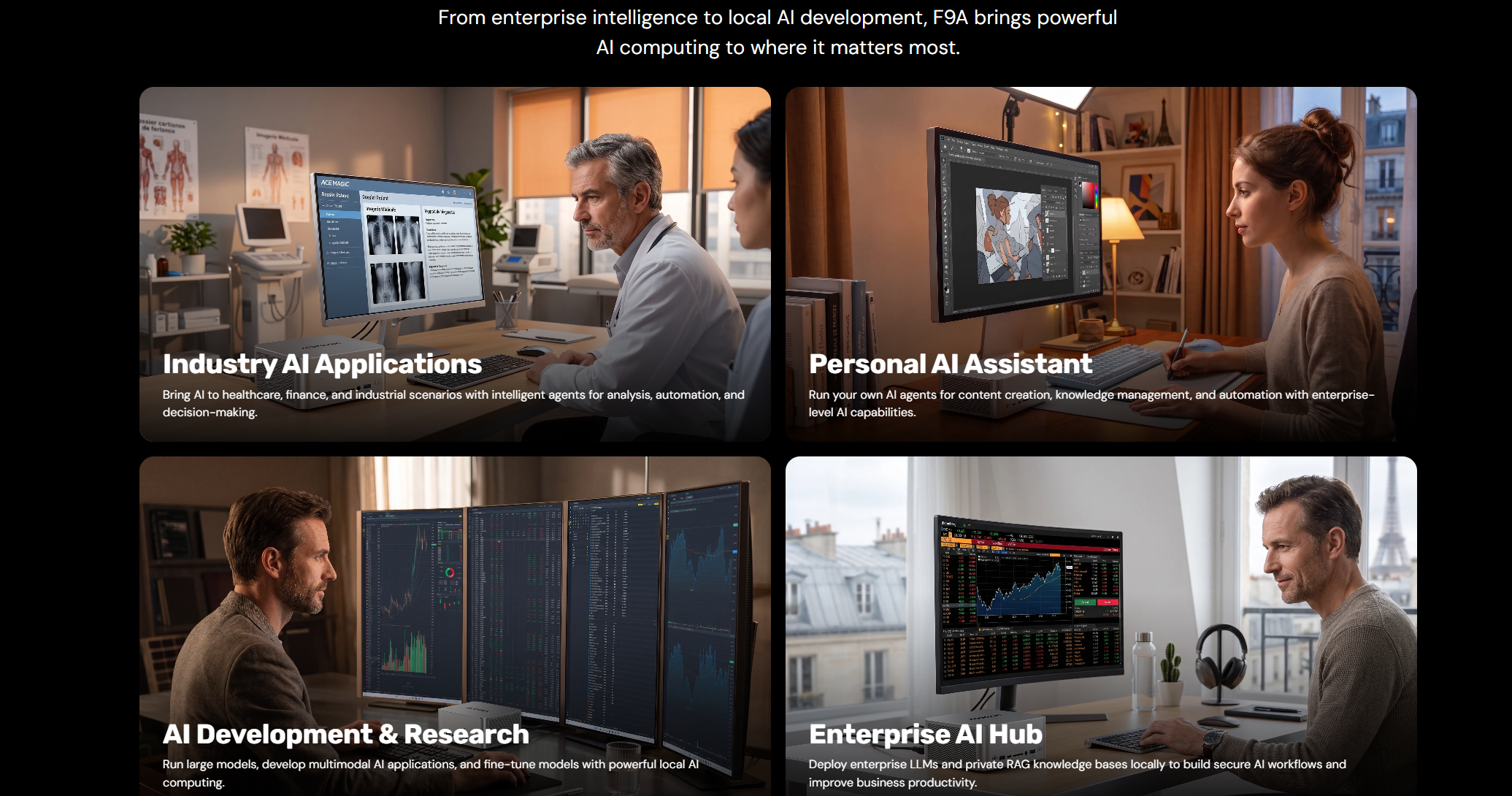 F9A AI Mini Workstation Delivers Local‑First AI Power Across Enterprise, Research and Personal Workflows