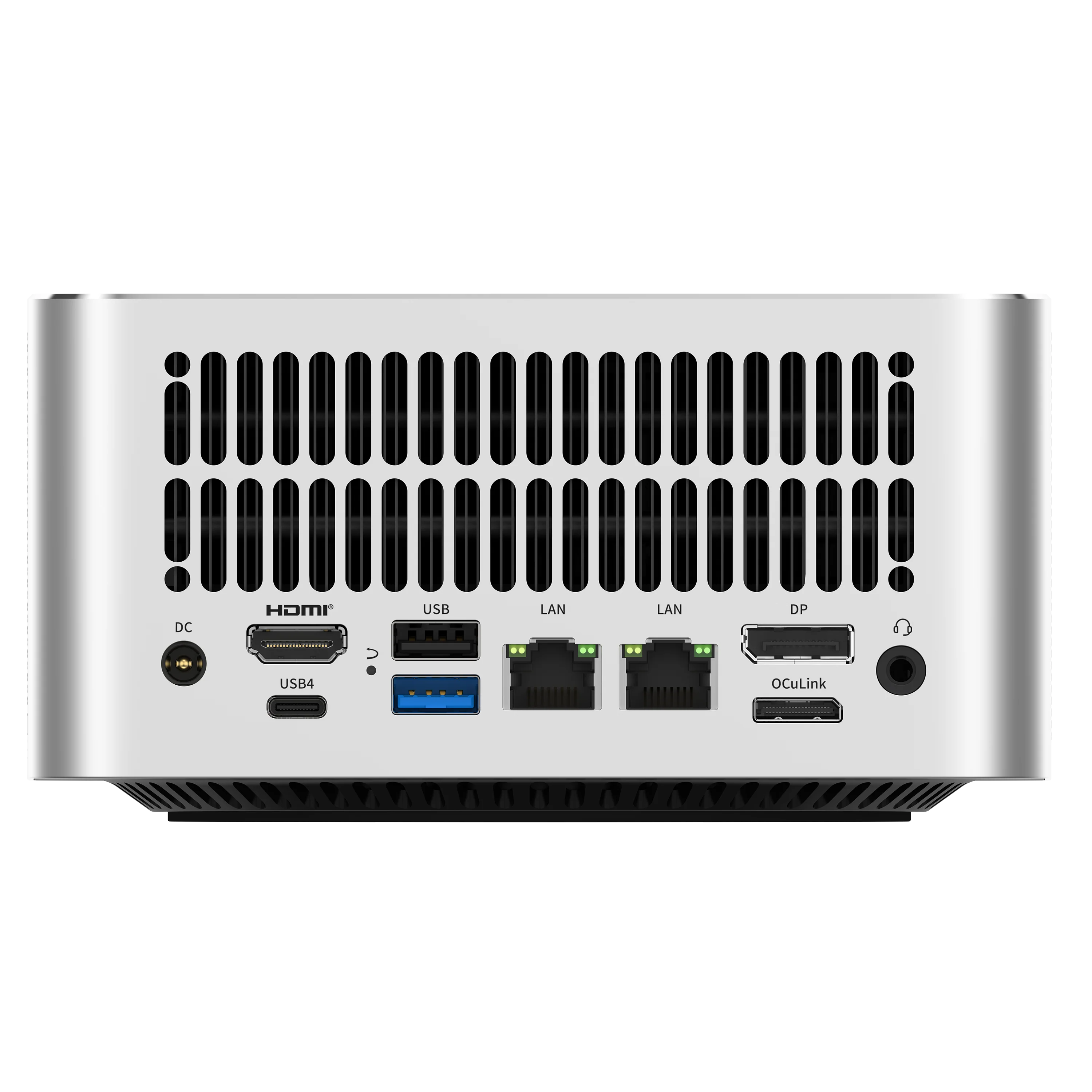 F9A AI Mini Workstation, AMD Ryzen AI Max+ 395, 126 TOPS AI Performance, 128GB LPDDR5X‑8000, Dual M.2 PCIe4.0, OCuLink eGPU, Dual USB4 40Gbps, Dual 2.5G LAN, Windows 11 Pro